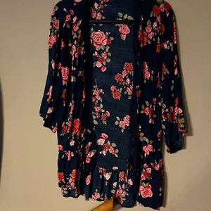 Rose/floral cardigan